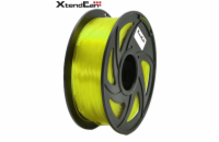 XtendLAN PLA filament 1,75mm průhledný žlutý 1kg