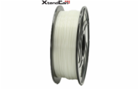 XtendLAN PLA filament 1,75mm průhledný bílý/natural 1kg
