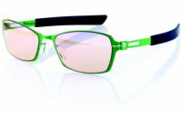 AROZZI herní brýle VISIONE VX-500 Green/ zelenočerné obroučky/ jantarová skla