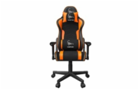 Gembird herní židle Scorpion černá/oranžová