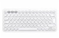 Logitech Multi-Device Bluetooth Keyboard K380 for Mac, US bezdrátová, světle šedá