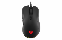 Genesis herní optická myš KRYPTON 200/RGB/6400 DPI/Herní/Optická/6 000 DPI/Drátová USB/Černá