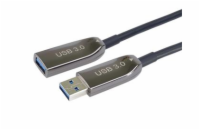 PremiumCord prodlužovací optický AOC kabel USB 3.0  A/Male - A/Female, 15m