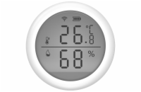 UMAX chytrý senzor teploty a vlhkosti U-Smart Temperature and Humidity Sensor/ Wi-Fi/ Android/ iOS/ CZ app/ bílý
