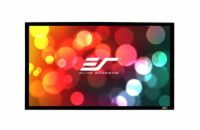 ELITE SCREENS plátno v pevném rámu 150" (373,6cm)/ 16:9/ 187×332cm/ gain 1.1/ rám černý 6cm