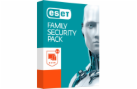 ESET Family Security Pack, pro 3 uživatele na 1 rok - krabice