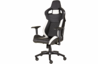 CORSAIR gaming chair T1, černá/bílá