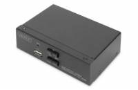 Assmann DS-12870 DIGITUS KVM přepínač, 2 porty, dva displeje, 4K, HDMI