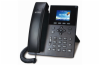 Planet VIP-1260PTVoIP telefon, HD audio G.722/Opus, barevný LCD, Auto Provision, Dual GbE LAN, PoE, CZ menu