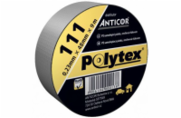 Anticor Polytex 111 48 mm x 9 m stříbrnošedá Páska textilní univerzální 48mm/9m POLYTEX 111 stříbrná Anticor