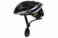 SAFE-TEC Chytrá Bluetooth helma/ Repro/ MIPS/ TYR3 Black-silver M