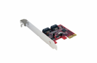 DELL 2-Portový PCI-Express SATA řadič pro rozšíření serveru na 4x 3.5" + 2x 2.5" disky/ pro PowerEdge T20/ T30/ T40