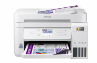 EPSON tiskárna ink EcoTank L6276, 3v1, A4, 1200x4800dpi, 33ppm, USB, Wi-Fi, LAN, bílá