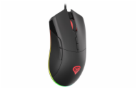 Genesis herní optická myš KRYPTON 290/RGB/6400 DPI/Herní/Optická/6 400 DPI/Drátová USB/Černá