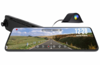 CEL-TEC palubní kamera do auta v zrcátku M12 Dual GPS Exclusive/2K/zadní 1080p/9,8" IPS dotykové LCD/g-sens./podpora GPS