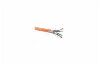 Instalační kabel Solarix STP, Cat6A, drát, LSOH B2ca, cívka 500m SXKD-6A-STP-LSOH-B2ca