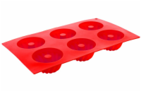 BANQUET Forma na 6 báboviček silikonová CULINARIA Red 29,5 x 17,5 x 3,5 cm