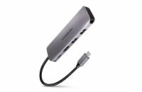 Axagon HMC-5 AXAGON HMC-5, USB 3.2 Gen 1 hub, porty 2x USB-A, HDMI, SD/microSD slot, PD 100W, kabel USB-C 20cm