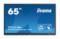 65" iiyama TE6502MIS-B1AG: VA, 4K, 400cd/m2, iiWare, WiFi, 2x Touch Pen, HDMI, 20P