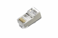 XtendLan Konektor STP RJ45 CAT5e, lanko, stíněný, kulatý, 50u