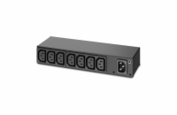 APC Rack PDU, Basic, 0U/1U, 120-240V/15A, 220-240V/10A, (8) C13, IEC-320 C14