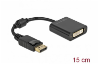 Delock Adaptér DisplayPort 1.1 samec na DVI samice pasivní černý