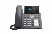 Grandstream GRP2634 SIP telefon, 2.8" TFT bar. displej, 4 SIP účty, 10 pr. tl., 2x10/100Mb, WiFi, BT