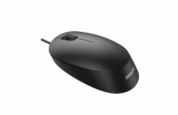 Philips SPK7207B/Kancelářská/Optická/1 600 DPI/Drátová USB/Černá