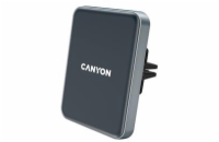 CANYON držák telefonu do ventilace auta MegaFix CA-15, Qi, magnetický, wireless nabíjení, PD 15W, USB-C