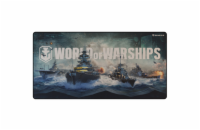Herní podložka pod myš Genesis CARBON 500 WORLD of WARSHIPS ARMADA, MAXI 90x45cm