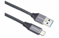 PremiumCord kabel USB-C - USB 3.0 A ku31cs1, 1 m PREMIUMCORD Kabel USB-C na USB 3.0 A (USB 3.1 generation 1, 3A, 5Gbit/s) 1m oplet