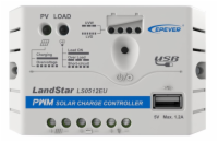 EPEVER LS0512EU solární PWM regulátor 12V, 5A, vstup 30V