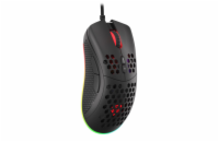 Genesis herní optická myš KRYPTON 555/RGB/8000 DPI/Herní/Optická/8 000 DPI/Drátová USB/Černá