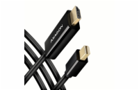 AXAGON RVDM-HI14C2, Mini DisplayPort -> HDMI 1.4 redukce / kabel 1.8 m, 4K/30Hz