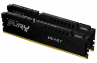 KINGSTON DIMM DDR5 32GB (Kit of 2) 5600MT/s CL40 FURY Beast Černá