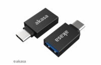 AKASA adaptér USB3.1 Gen2 Type-A na Type-C (F/M), 2ks v balení