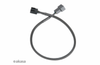 Akasa AK-CBFA01-KT04 AKASA prodlužovací kabel k PWM ventilátoru, 30cm (4pin pro PWM, 3pin ventilátory), 4ks v balení