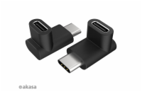 AKASA AK-CBUB63-KT02 / USB-C adaptér AKASA adaptér USB3.1 Gen2 Type-C na Type-C, 2ks v balení