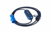 Akyga nabíjecí kabel CEE 3-pin Typ 2 LCD displej 7,2kW 32A 5m Akyga Kabel pro elektromobily CEE 3-pin Type2 LCD 32A 5m