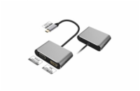 Platinet PMMA9832 PLATINET adaptér USB-C na HDMI 4K 30Hz VGA PORT