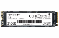 PATRIOT P310 240GB SSD / Interní / M.2 PCIe Gen3 x4 NVMe 1.3 / 2280