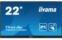 22" LCD iiyama T2251MSC-B1: IPS, FHD, 10P,HDMI,DP