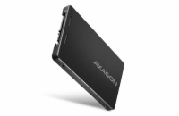 AXAGON RSS-M2B, SATA - M.2 SATA SSD, interní 2.5" ALU box, černý