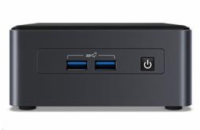 INTEL NUC Kit NUC11TNHi7, i7 Core 1165G7/DDR4/USB3.2/LAN/Wi-Fi/IIris/M.2, bez napájecího kabelu