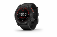 Garmin fenix7X Solar, Gray/ Black Silicone Band