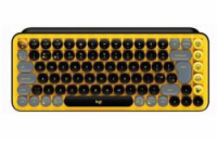 Logitech POP Keys Wireless Mechanical Keyboard With Emoji Keys - BLAST_YELLOW - US INT L - INTNL