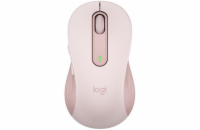 Logitech myš Signature M650 Large/optická/bezdrátová/400-2000dpi/5 tlačítek/logitech bolt/růžová