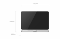 EZVIZ chytrý dveřní videotelefon DP2C/ Wi-Fi/ kamera 1080p/ H.265/ kukátko/ zvonek/ IR do 5 m/ PIR/ LCD 4,3"/ stříbrný