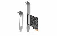 AXAGON PCEA-P1N, PCIe řadič - 1x paralelní port (LPT), vč. LP