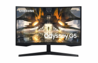 Samsung Odyssey G55A/ 32"/ prohnutý/ 2560x1440/ VA/ 1ms/ 300 cd/m2/ DP/ HMDI/ sluchátkový port/ VESA/ černý
